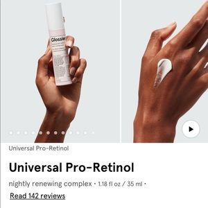 Never opened/used Glossier universal pro-retinol